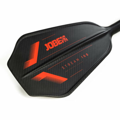 Jobe Stream Carbon 100 Sup Paddle features black and red design