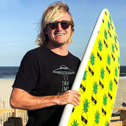 Ben Gravy with the Catch Surf Performer Surfboard